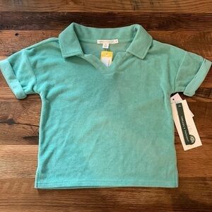 Threads 4 Thought Terry cloth Shirt sz 8 NWT ✨